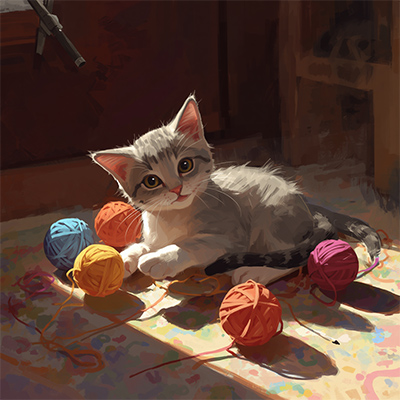 Canva AI画像生成:猫1