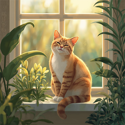 Canva AI画像生成:猫3