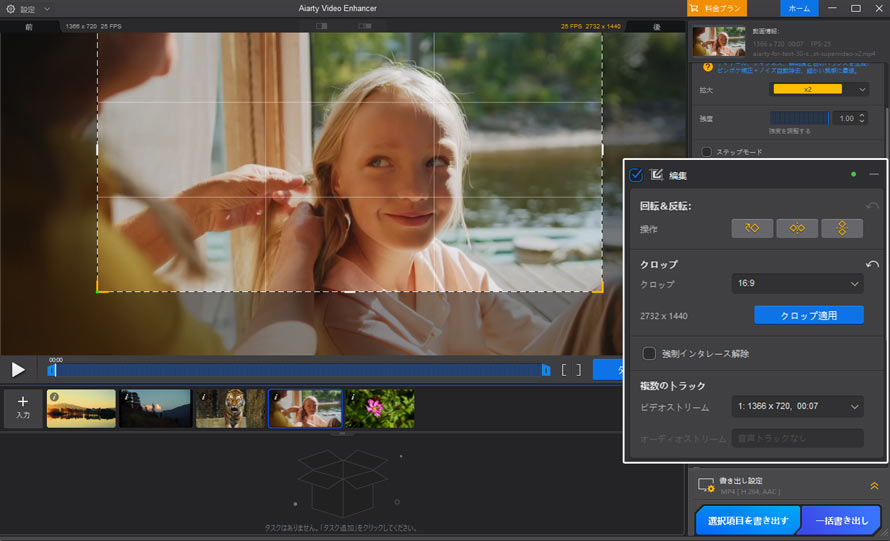 Aiarty Video Enhancer����ҏW