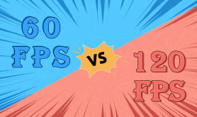 60fps VS 120fpsr