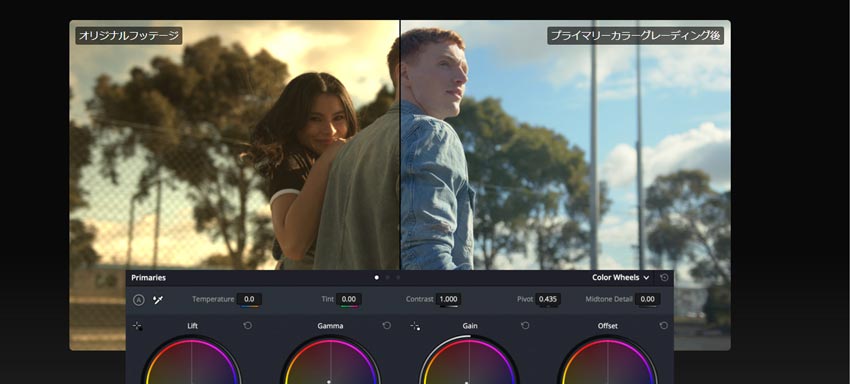 動画の色調補正ソフト:DaVinci Resolve