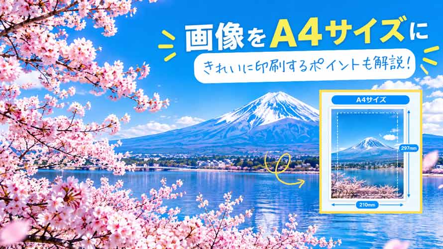 �摜��A4�T�C�Y�ɂ�����@