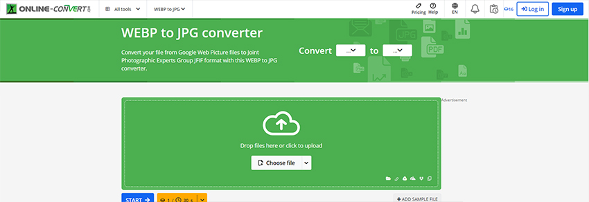 WEBP JPG�ϊ��t���[�T�C�gOnline-Convert