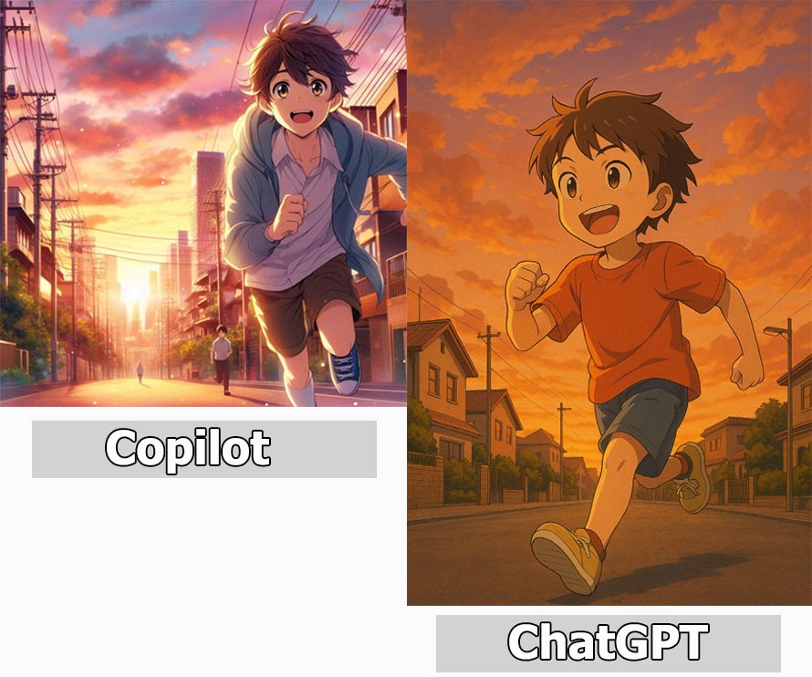 CopilotChatGPT̈Ⴂ