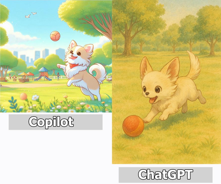 CopilotChatGPT̈Ⴂ