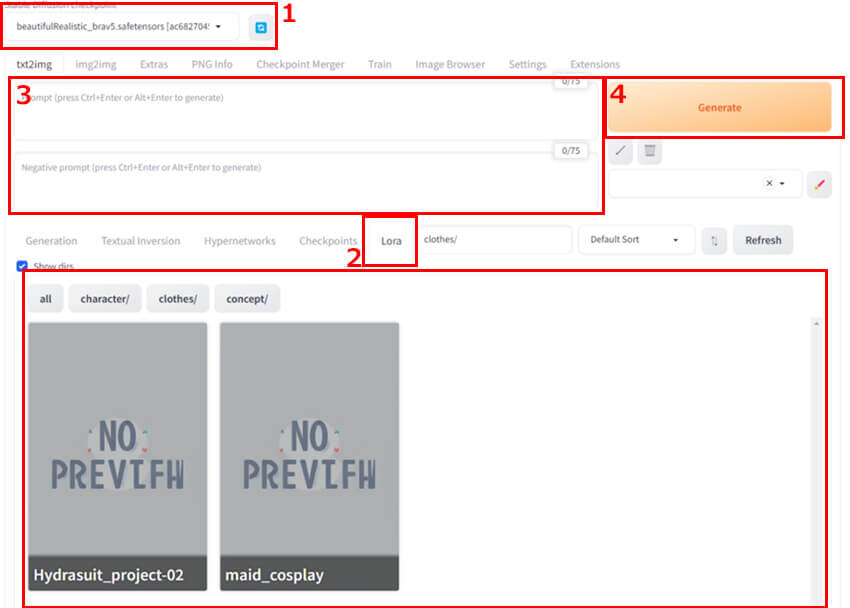 LoRAで芸能人のコラージュAI画像を作成する方法