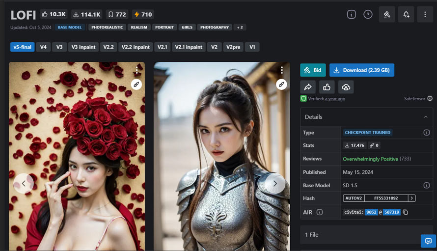 Stable DiffusionŃAȓ{l𐶐̂ɂ߂̃fFLOFI