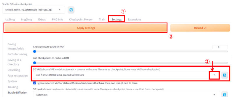Stable Diffusion VAE̎g