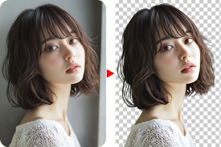 Aiarty Image Mattingの透過方法