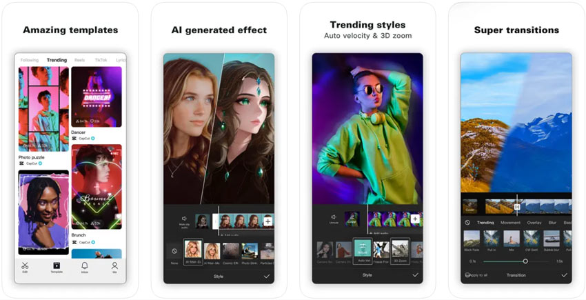 画質の悪い動画を綺麗にするアプリ:Capcut