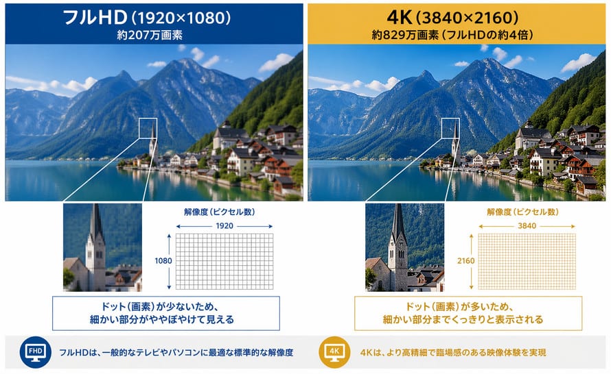 �t��HD��4K�̈Ⴂ