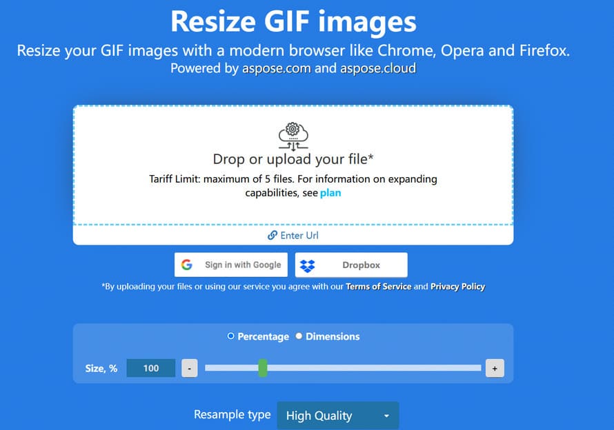 GIF�T�C�Y�ύX�FAspose GIF Resizer