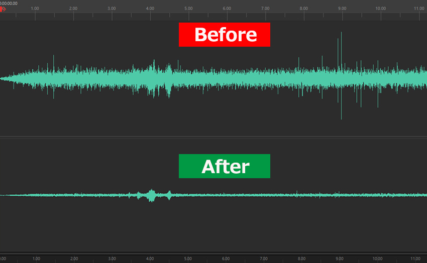 VideoProc Converter AIで音声のノイズを除去する