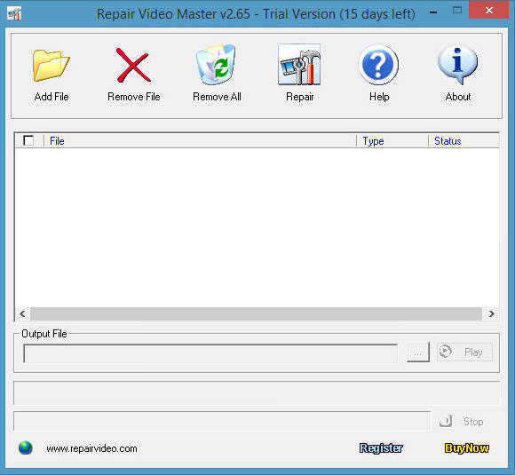 無料動画修復ソフト:Repair Video Master