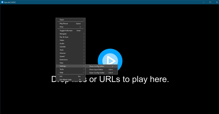 アップスケーリング再生フリーソフト:mpv / mpv.net