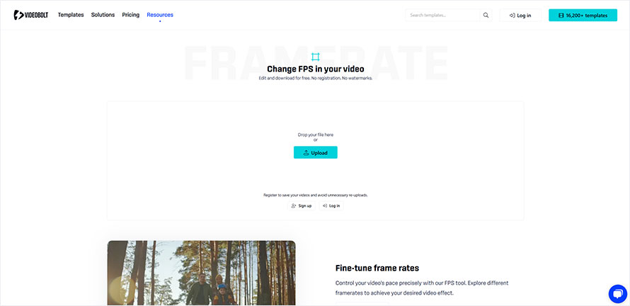 FPSグTCgFVideobolt Change Video FPS For Free 