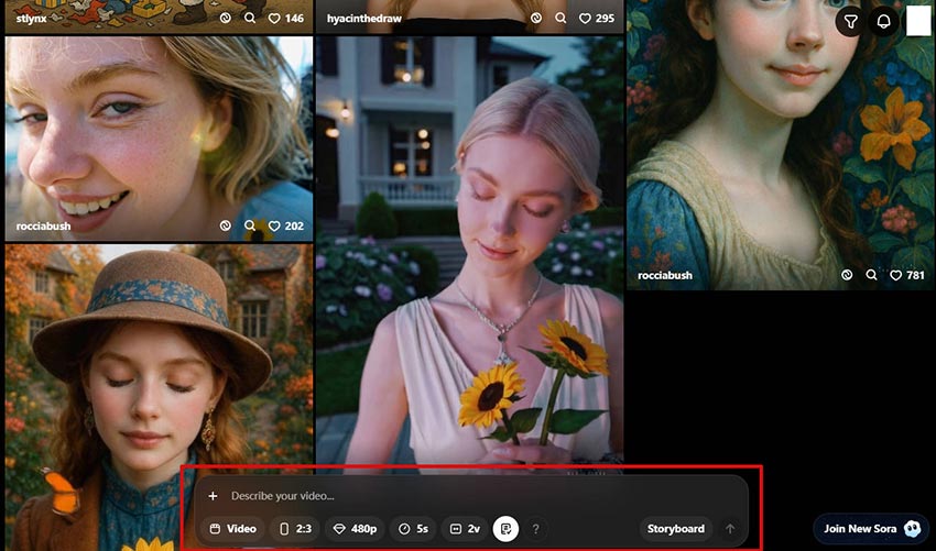OpenAIのSoraの使い方:動画生成