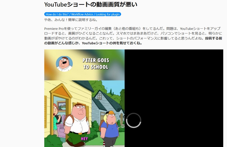 youtube �V���[�g �掿��������